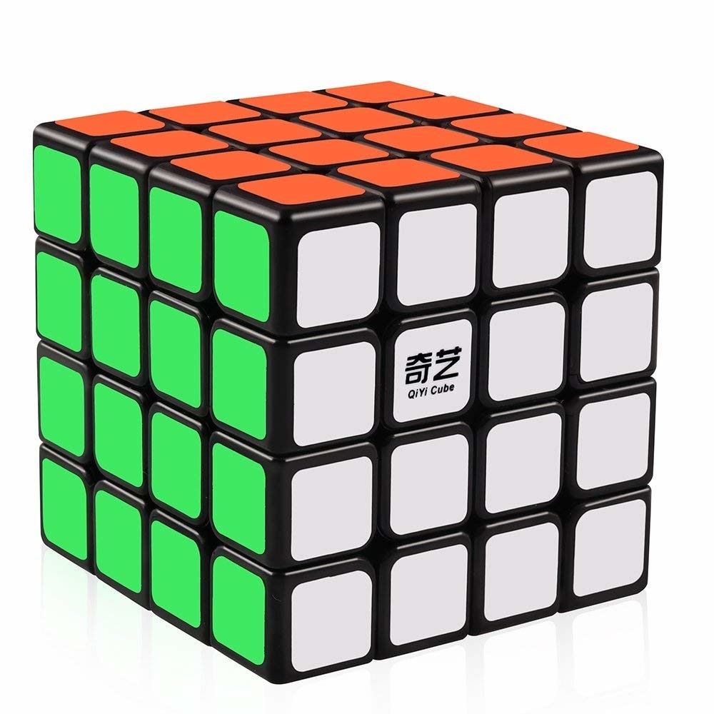 Cub mecanic 4x4x4 antistres, Moyu multicolor Black Line, de viteza, Speedcube - 1 | YEO