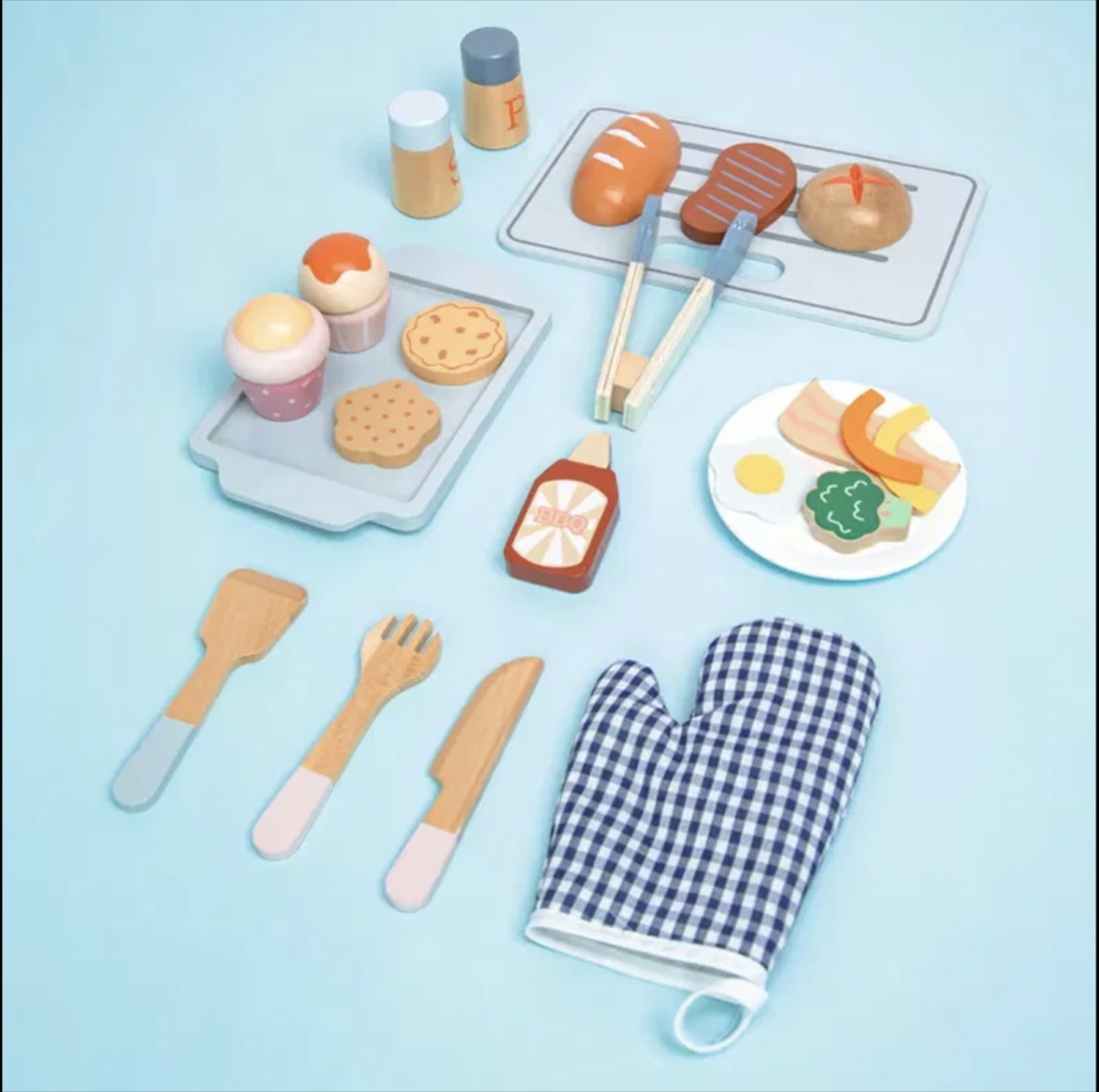 Cuptor de bucatarie pentru copii, My Little Oven, Montessori, din lemn - 2 | YEO