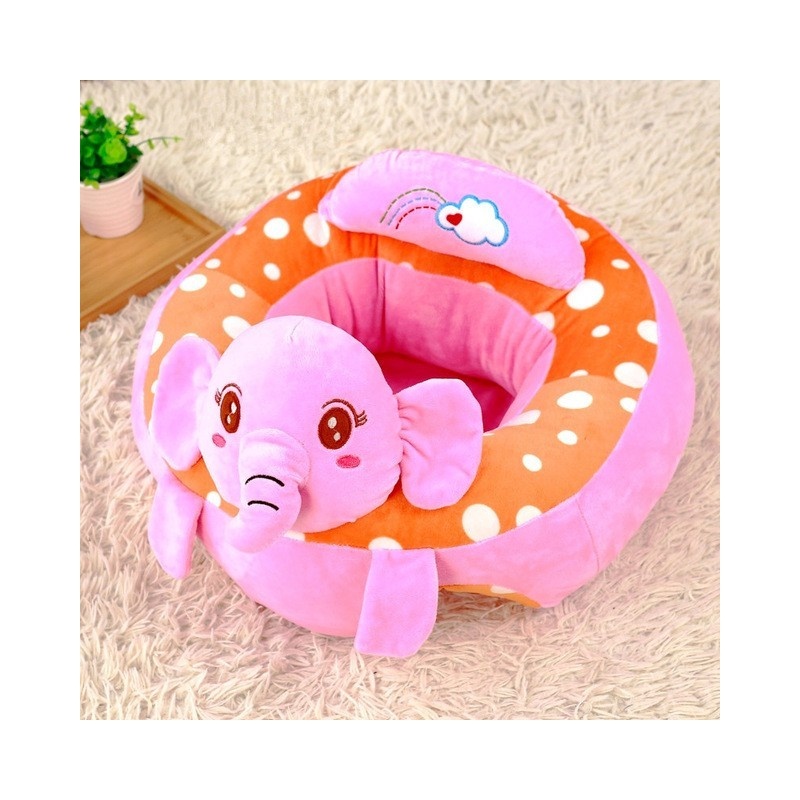 Fotoliu Bebe Elefantel invat sa stau in fundulet, 45 cm, din plus - 1 | YEO