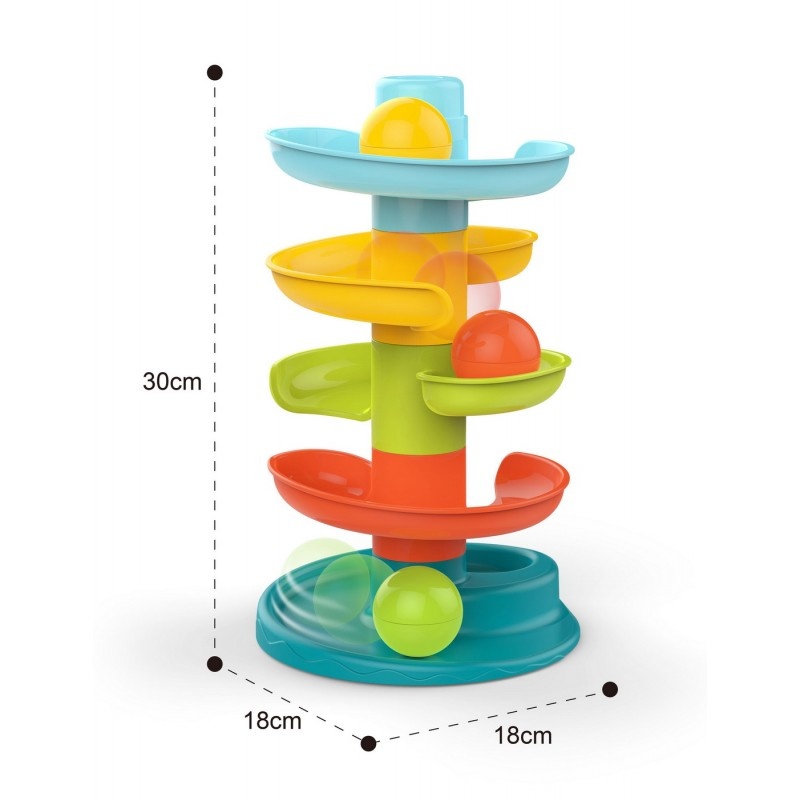 Jucarie bebe circuit cu 5 nivele, 30 cm - 4 | YEO