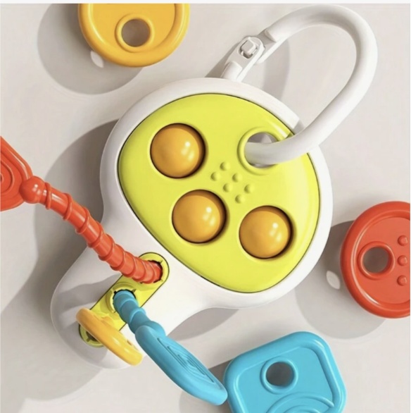 Jucarie bebe senzoriala multifunctionala Cheile educative - 3 | YEO