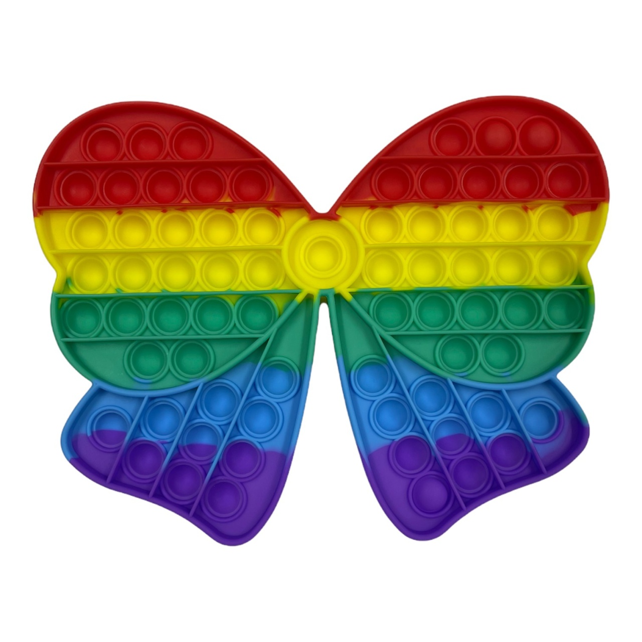 Jucarie POP IT!, antistres, din silicon, FUNDITA Rainbow, 24 cm - 2 | YEO