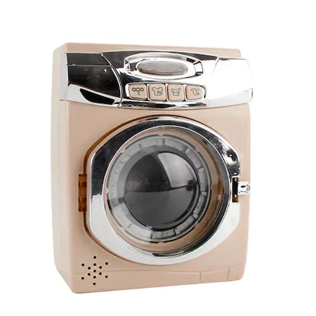 Masina de spalat de jucarie, My Little Home, cu accesorii, bej - 1 | YEO