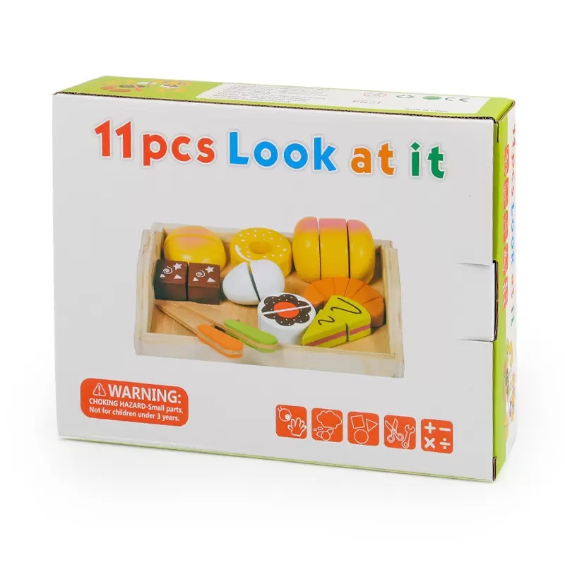 Set Desert alimente de feliat, 11 piese, din lemn - 4 | YEO