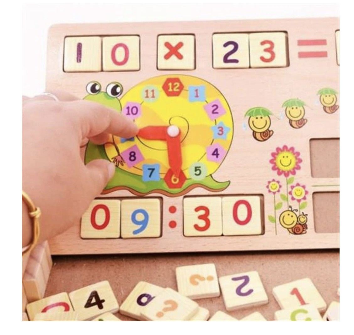 Tabla Multifunctionala De Matematica Din Lemn - 2 | YEO