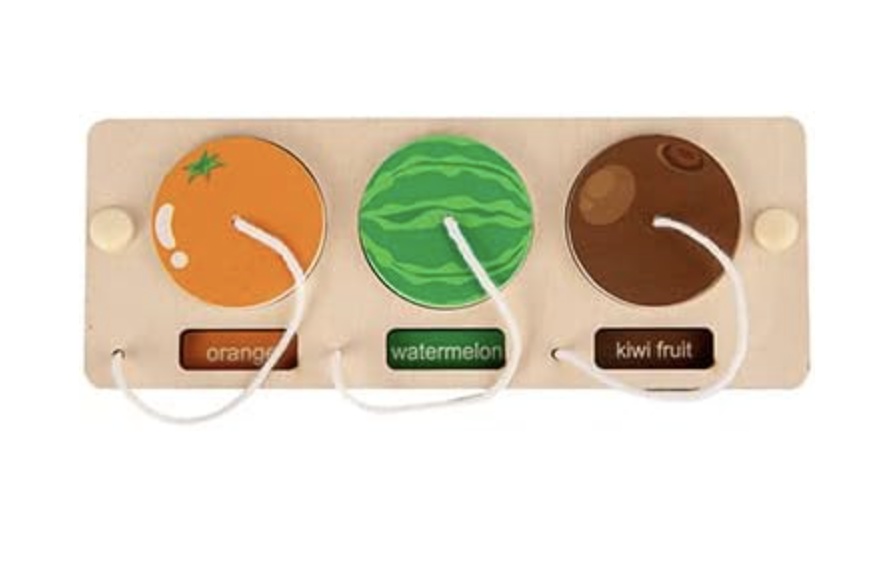 Accesoriu pentru Busy Board Fructele, din lemn - 3 | YEO