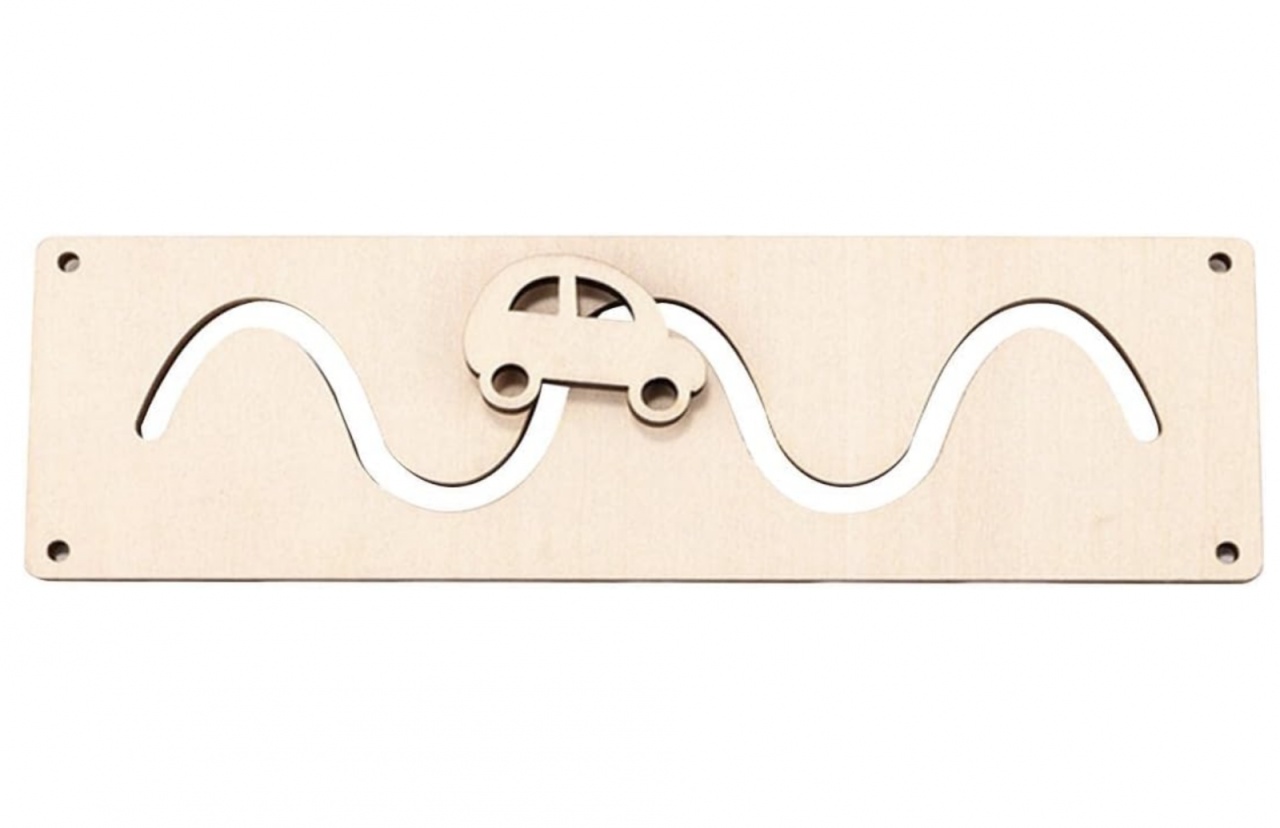 Accesoriu pentru Busy Board Labirint cu masinuta, din lemn - 2 | YEO