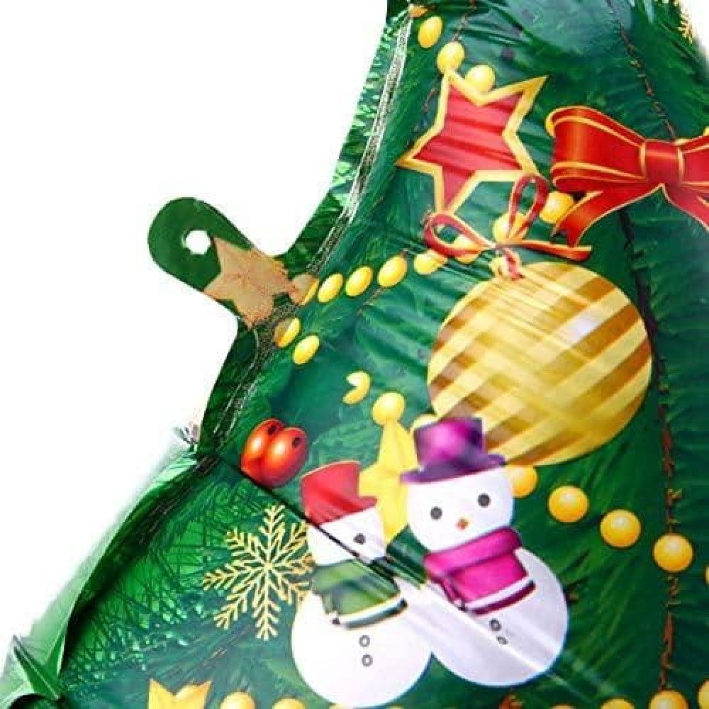 Balon din folie pentru petrecere Brad de Craciun 68 cm - 2 | YEO