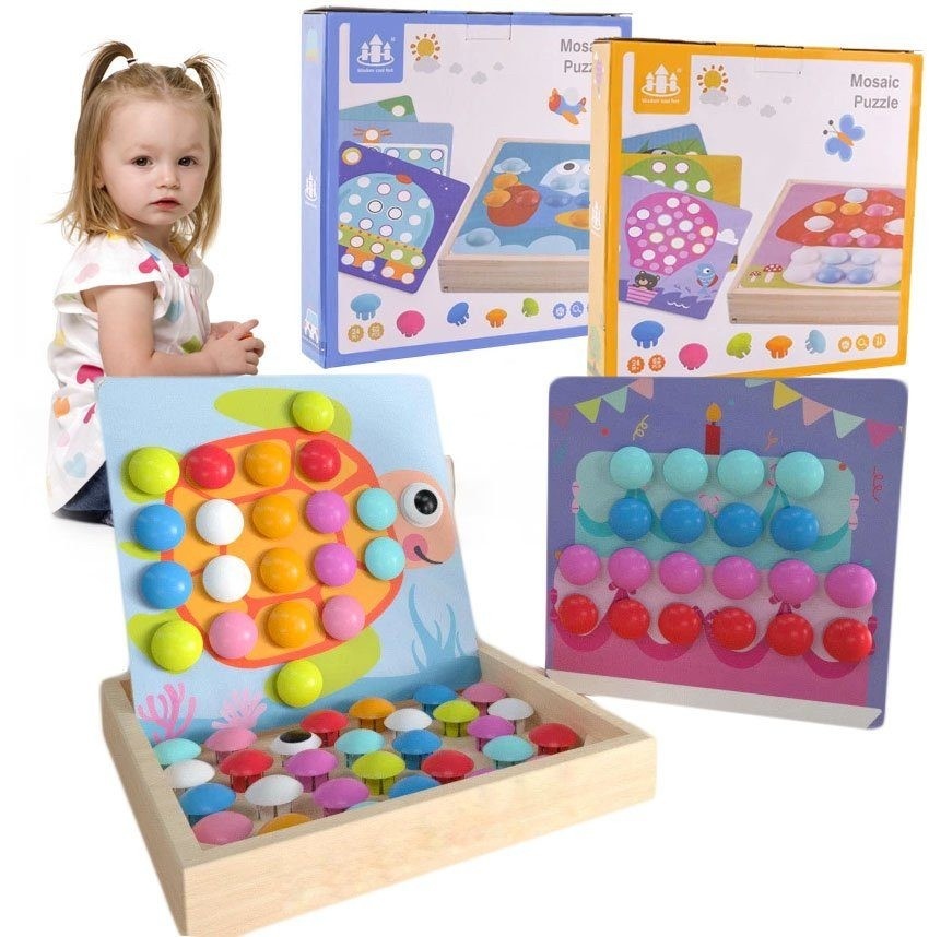 Creative Mosaic Genius Art Din Lemn cu 10 Planse - 4 | YEO