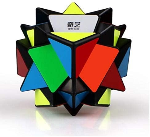 Cub mecanic Asimetric, 7 piese, 3x3x1, de viteza Speedcube - 3 | YEO