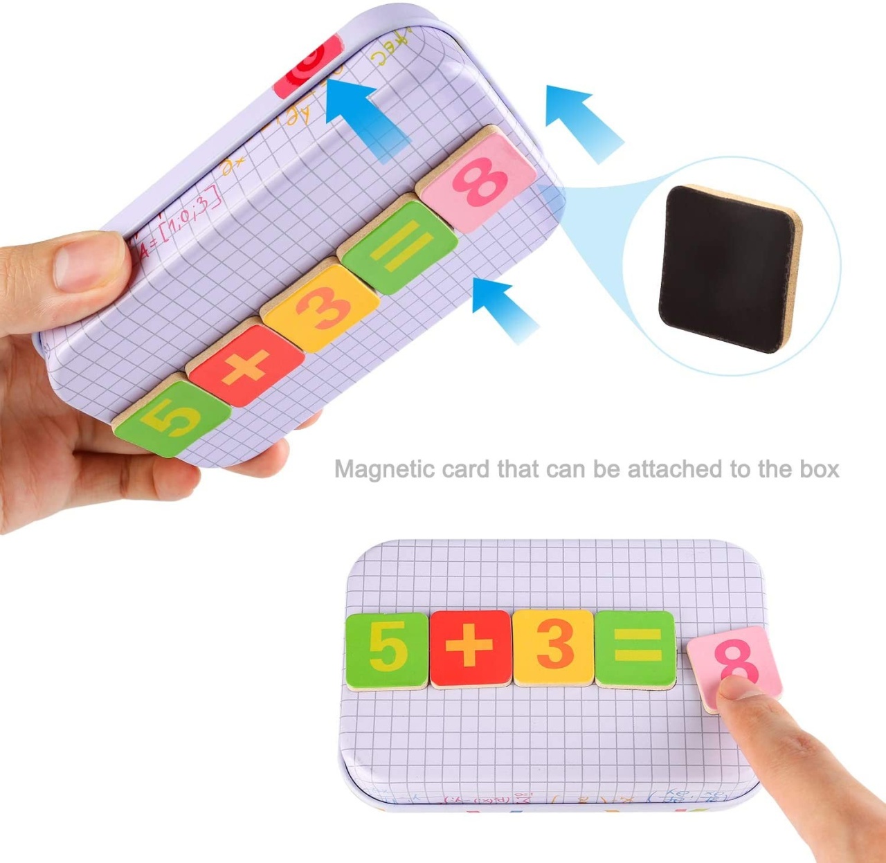 Cutie metalica magnetica cu cifre, betisoare si matematica - 2 | YEO