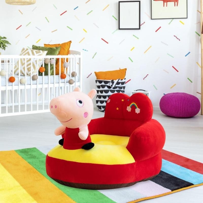 Fotoliu maxi bebe din plus cu spatar - Purcelusa Peppa Pig - 2 | YEO