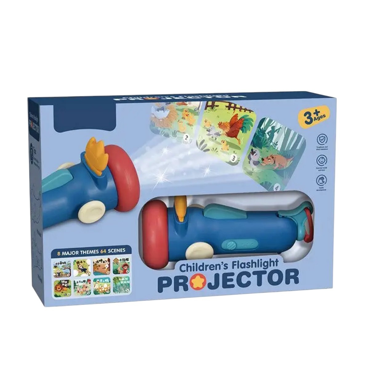 Proiector de povesti cu 8 discuri – 64 imagini pentru copii