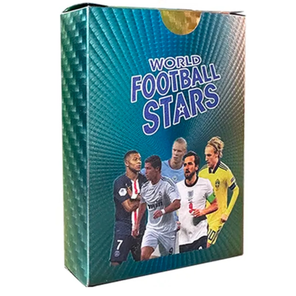 Set 55 cartonase multicolor golden Fotbalisti - World Football Stars - 1 | YEO