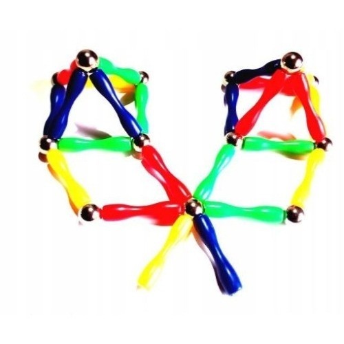 Set constructie Magnetic 37 piese Magnetspiel - 3 | YEO