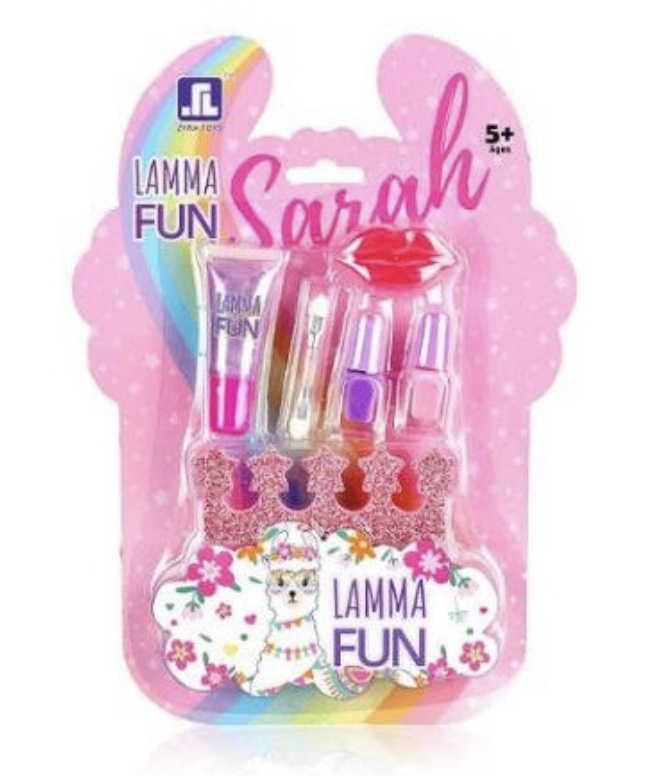 Set Manichiura Lamma Fun cu Lipgloss, Oje si Burete farduri - 1 | YEO