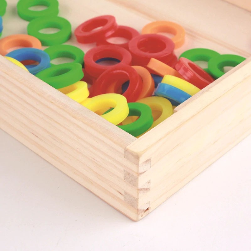 Tabla Multifunctionala De Matematica Din Lemn Donuts - 4 | YEO