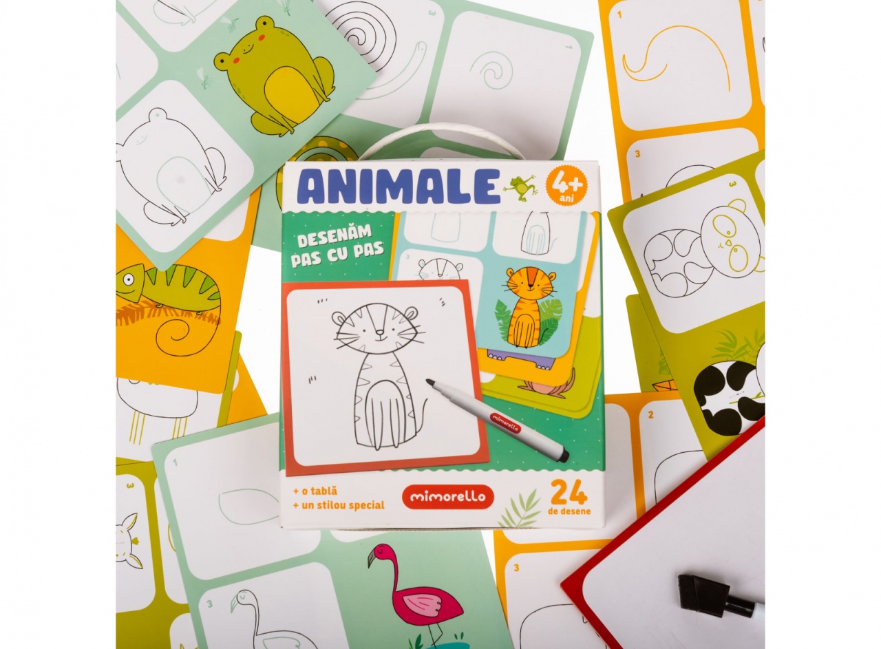 Animale - Desenam pas cu pas - 4 | YEO