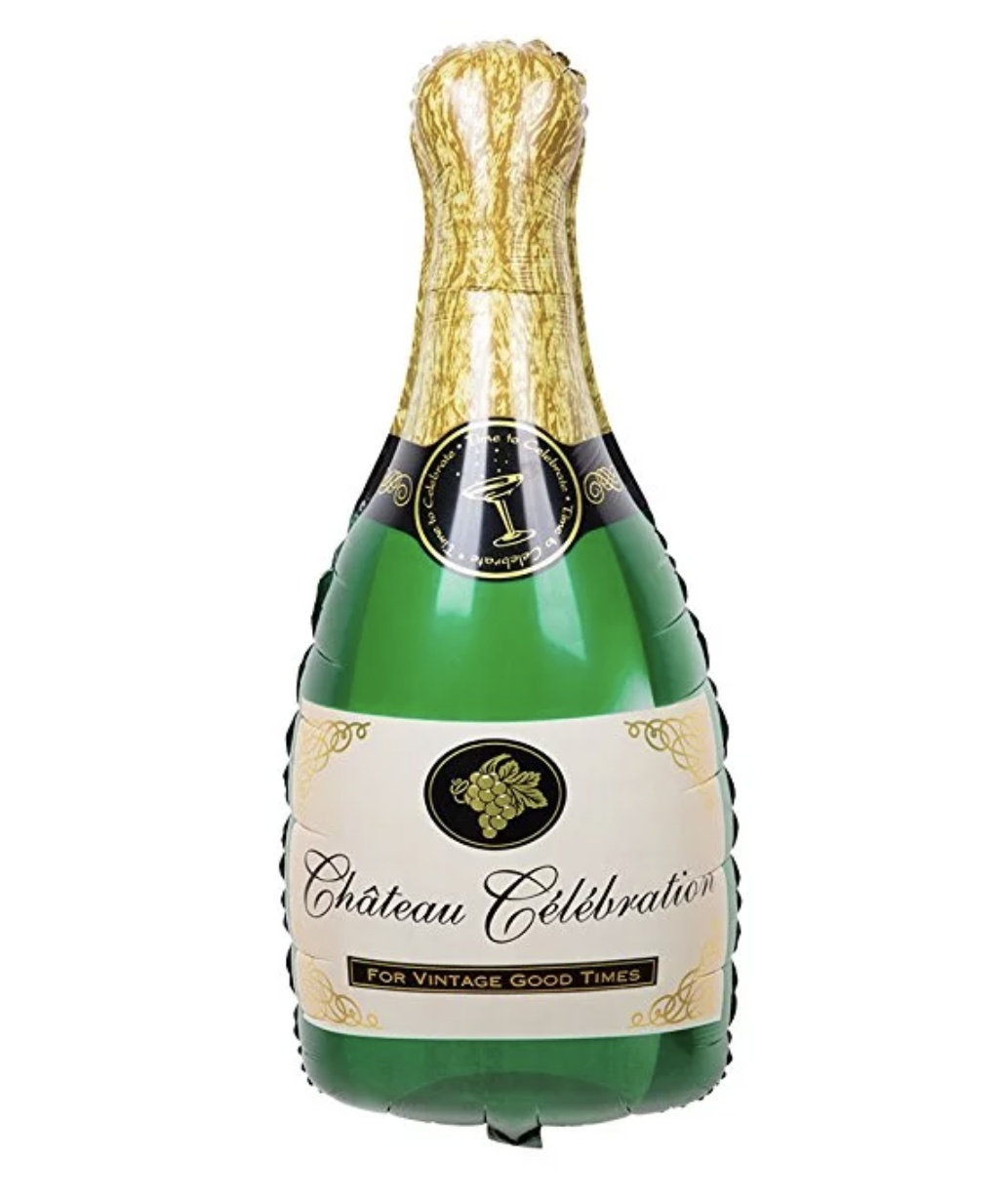 Balon din folie pentru petrecere Sticla de sampanie 104 cm