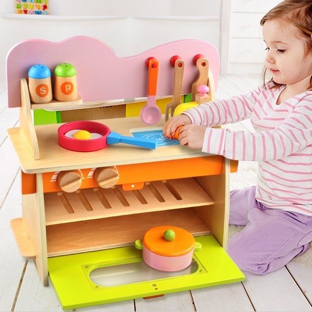 Bucatarie din lemn cu accesorii Kitchenette - 2 | YEO