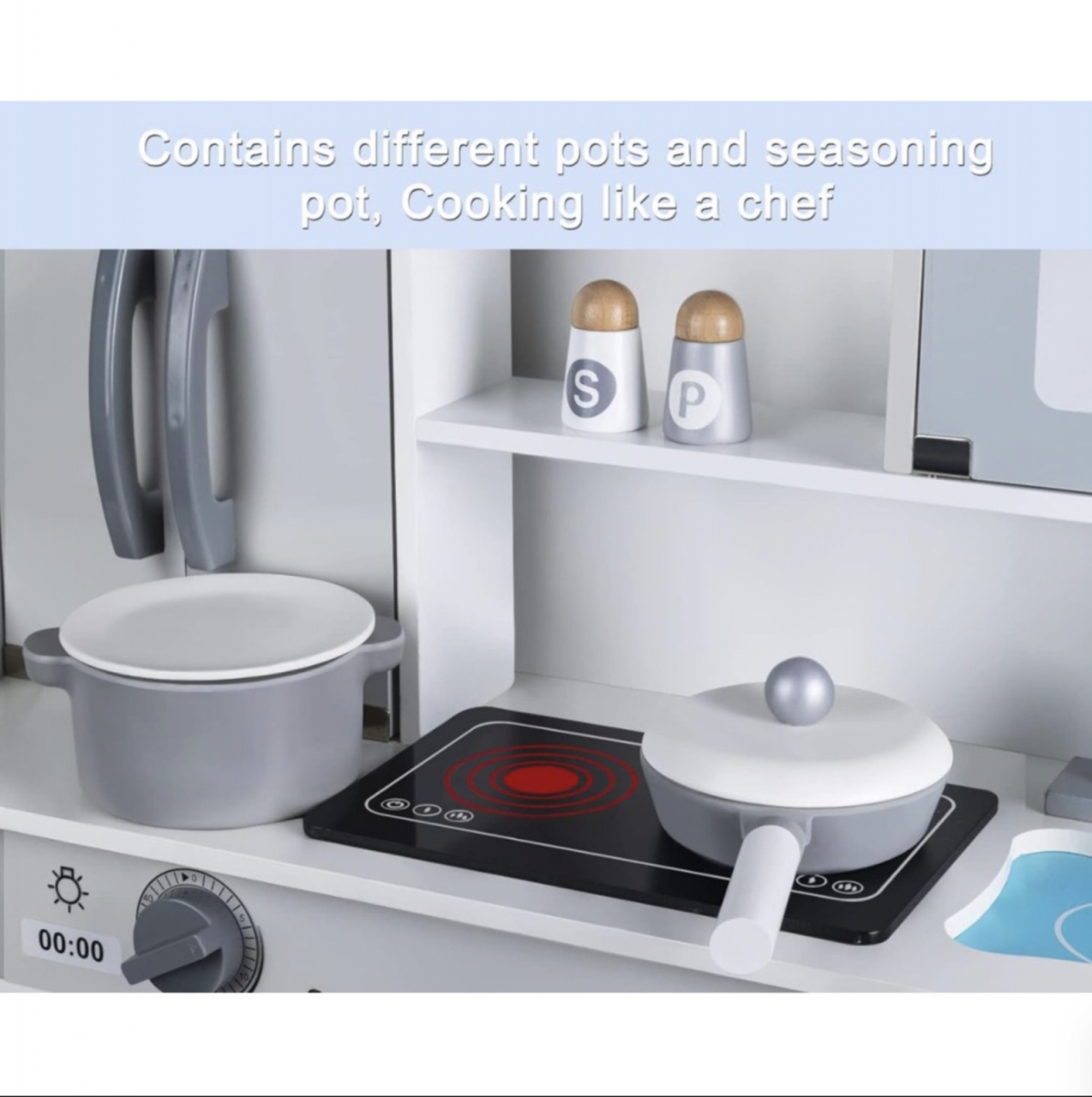 Bucatarie electrica Japoneza din lemn, Big White - 3 | YEO