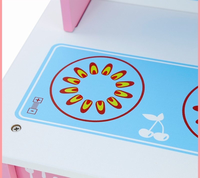 Bucatarie Mare din Lemn Pink Gas Stove for Chef Krista - 3 | YEO