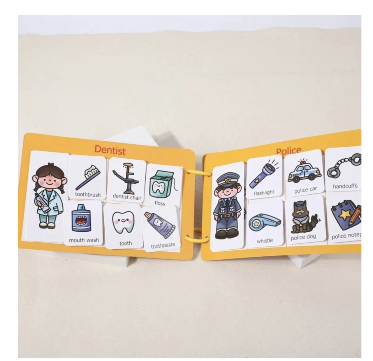 Carte educativa multifunctionala Busy Book Meserii - 4 | YEO