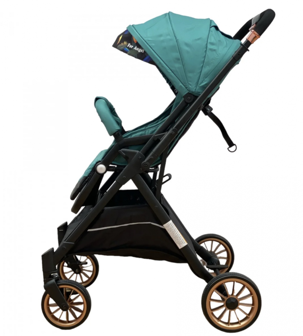 Carucior sport, cu maner reversibil, pliabil si troler, T700 For Angel, Verde - 3 | YEO