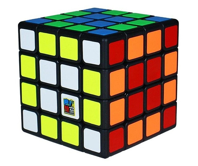 Cub mecanic 4x4x4, 3M Moyu Magnetic Black Line, cu arc, de viteza Speedcube - 2 | YEO
