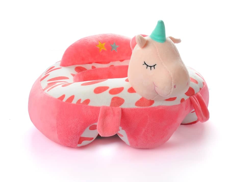 Fotoliu Bebe Unicorn invat sa stau in fundulet, 45 cm, din plus