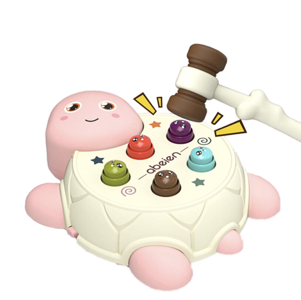 Joc interactiv de motricitate Whack-a-mole – Testoasa roz - 3 | YEO