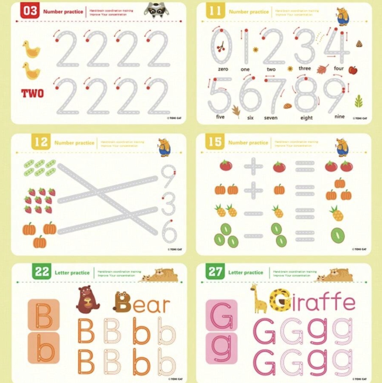 Joc Montessori – Carduri reutilizabile Scrie si sterge - 3 | YEO