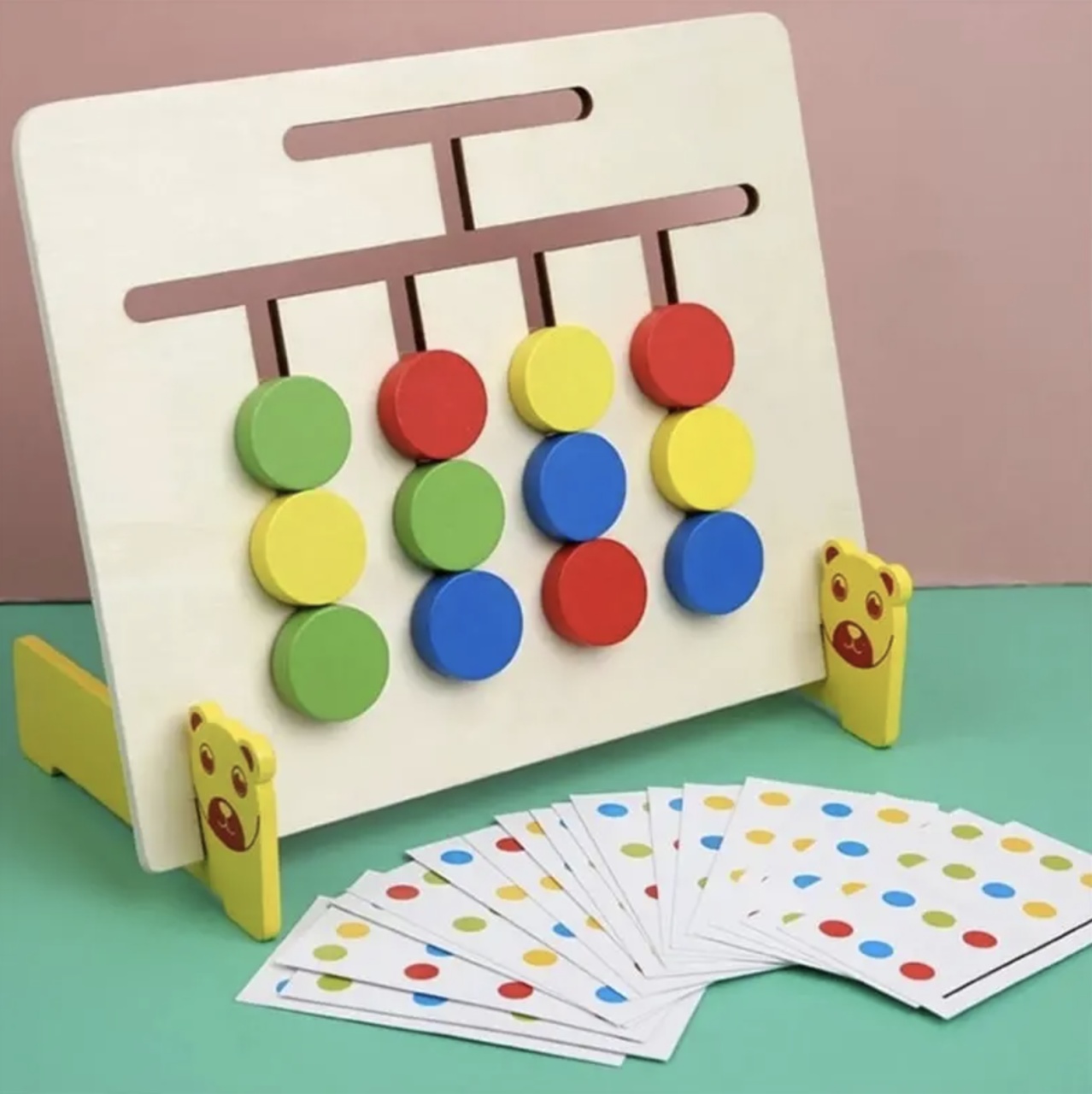 Joc Montessori - Labirint de Asociere si Sortare Culori si Animale - 2 | YEO