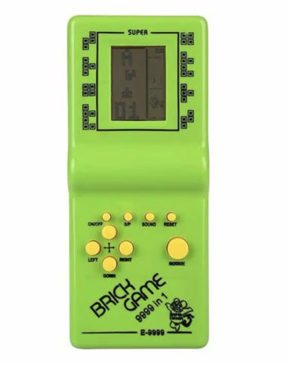 Joc Tetris Electric – Consola portabila cu ecran LCD, verde