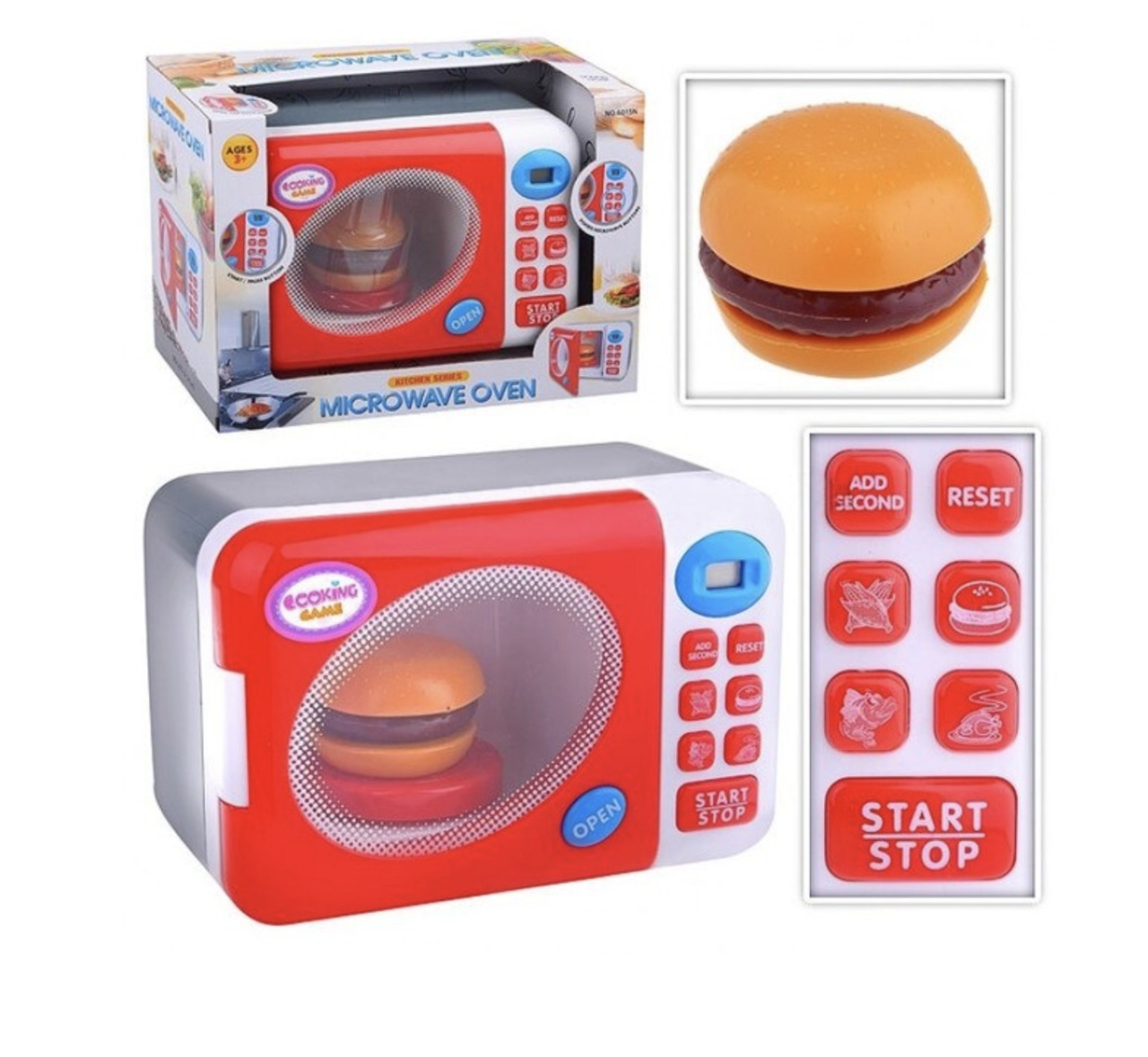 Jucarie Cuptor cu microunde cu sunete si lumini 3300 - 4 | YEO
