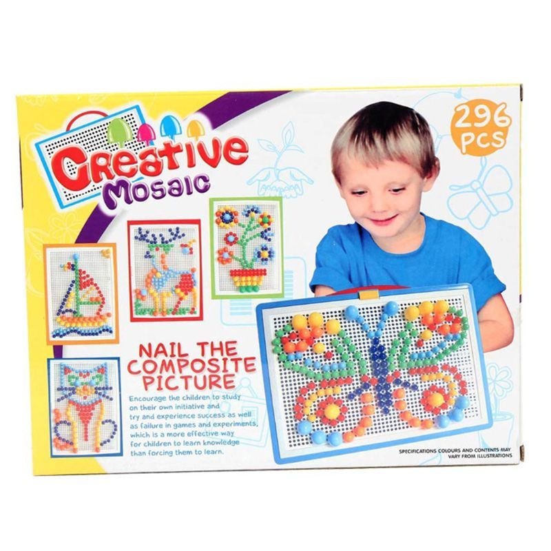 Jucarie educativa Creative Mosaic, 296 Piese