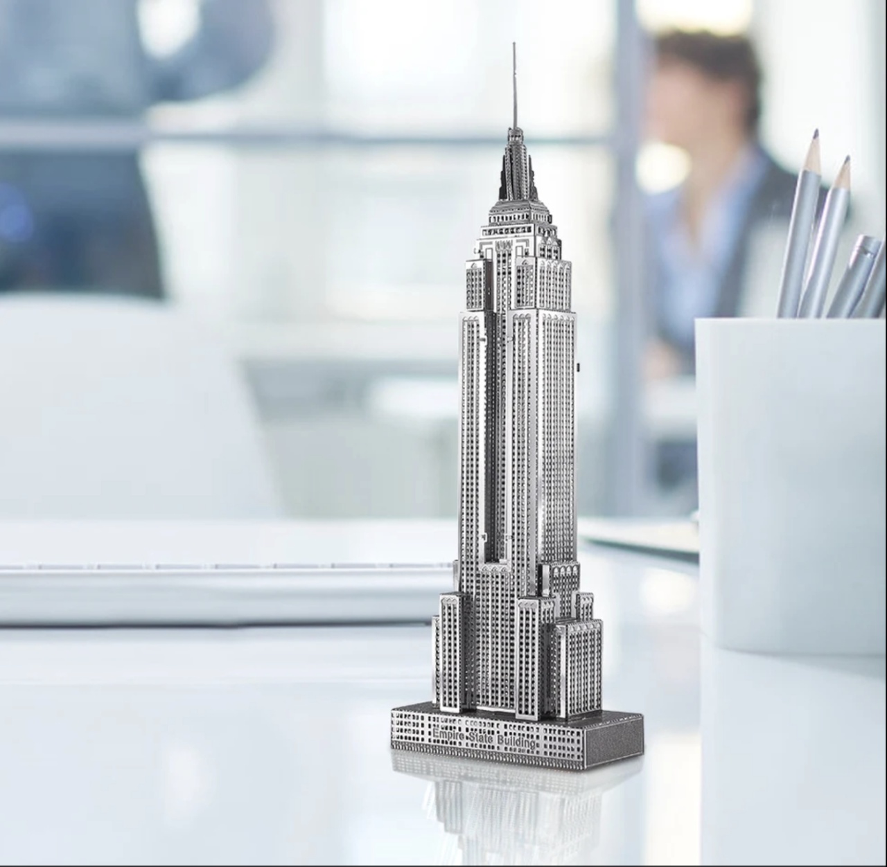 Macheta 3D Metal Empire State Building, scara 1:4200 - 4 | YEO