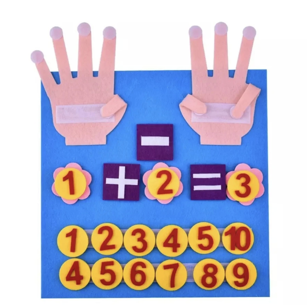 Placa Educativa din Fetru – Adunari si Scaderi - 3 | YEO