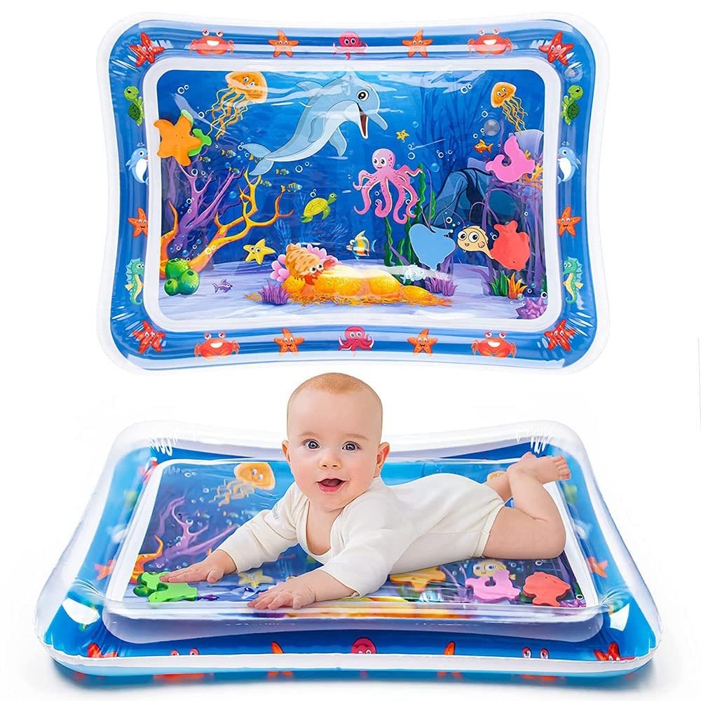 Saltea cu apa pentru bebelusi 70 x 50 cm - Delfinul si caracatita - 3 | YEO