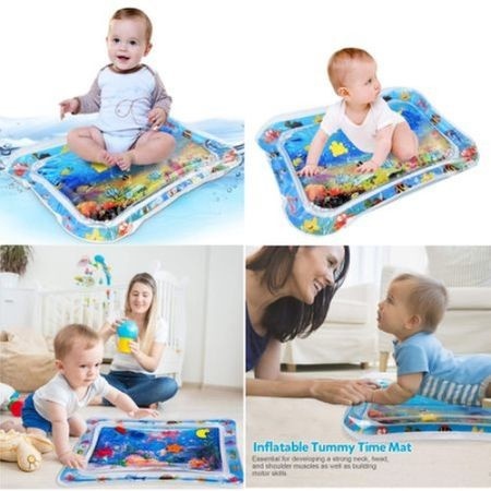 Saltea cu apa pentru bebelusi 70 x 50 cm - sirenele si animalele marine - 3 | YEO