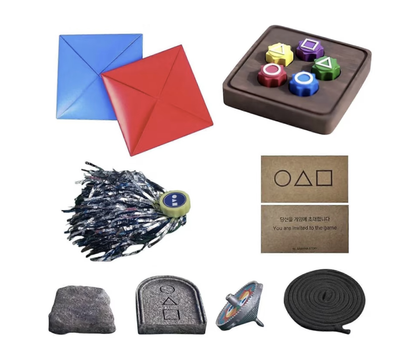Set 5 Jocuri traditionale coreene de societate pentru agilitate si dexteritate