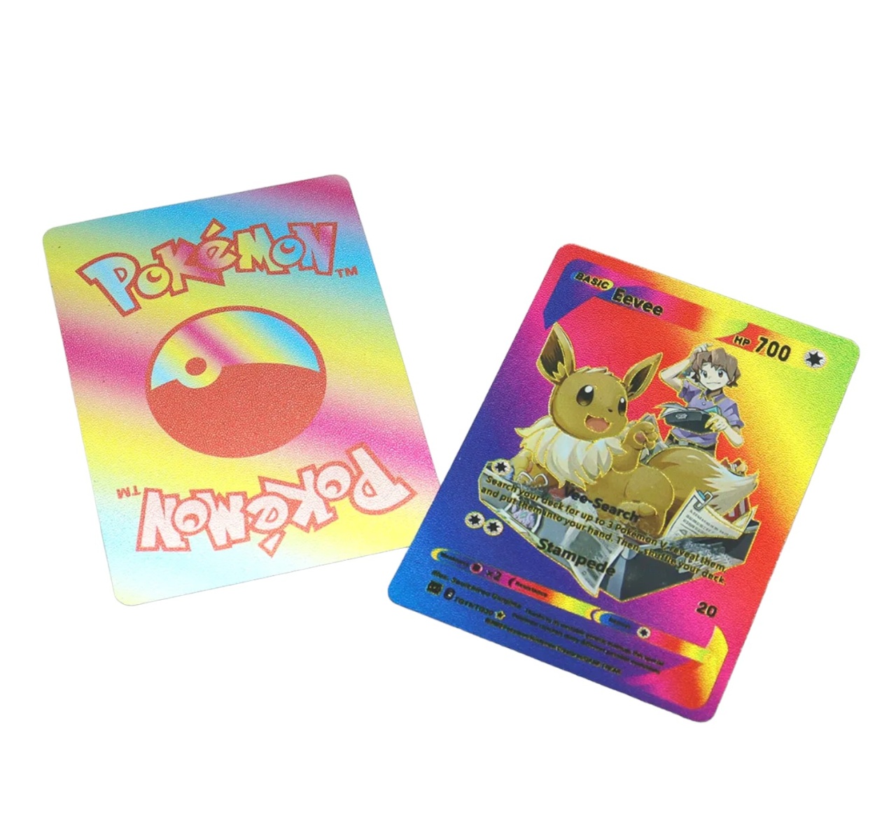 Set 55 cartonase multicolor golden Pokemon - 3 | YEO