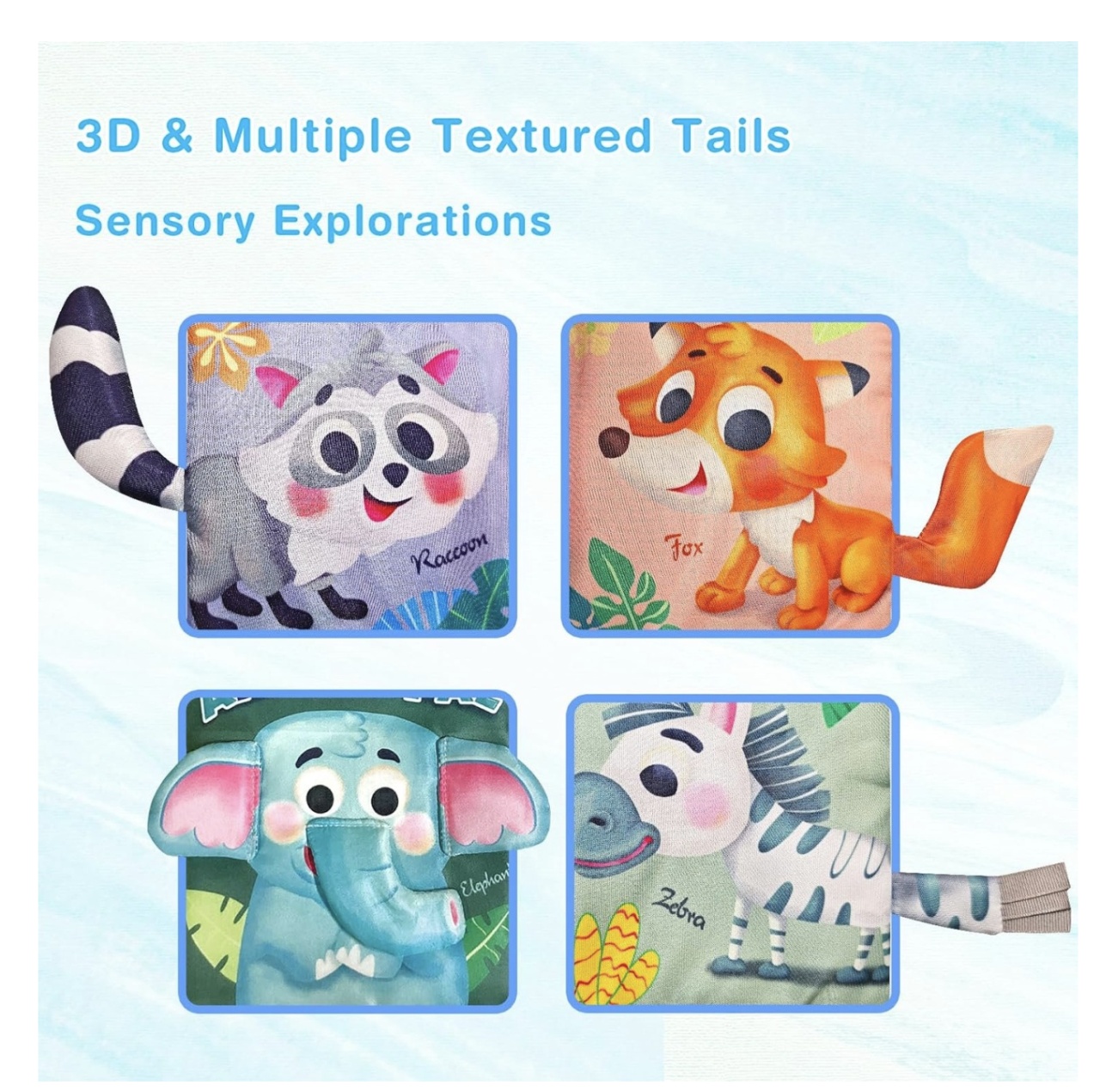 Carte Senzoriala Muzicala Bebelusi – Animal Pal - 1 | YEO