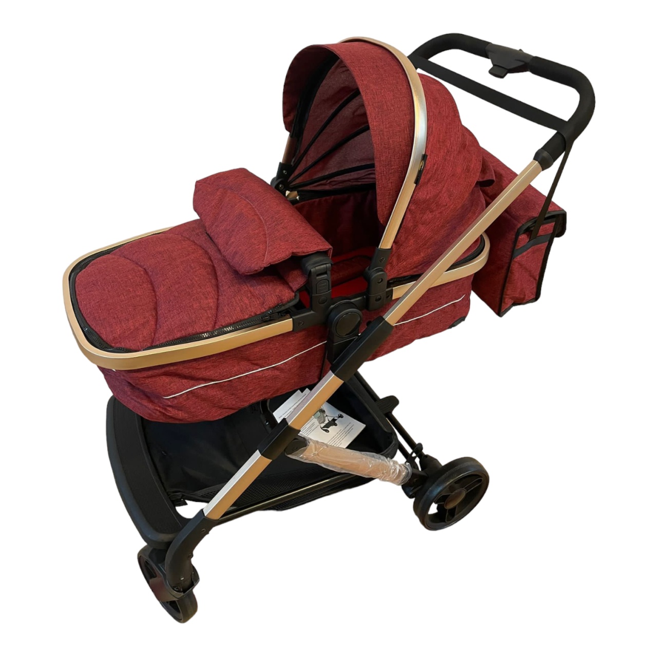 Carucior 2 in 1 transformabil landou-sport, 608 Rosu - 2 | YEO