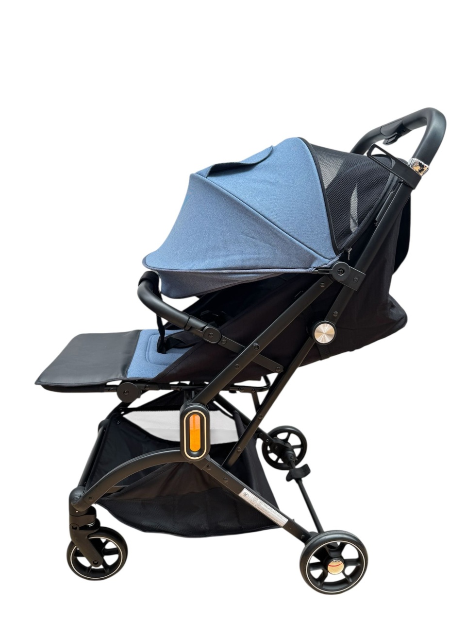 Carucior sport 002L, Albastru, L-Sun, cu pliere rapida, suspensii si pozitie de somn - 1 | YEO