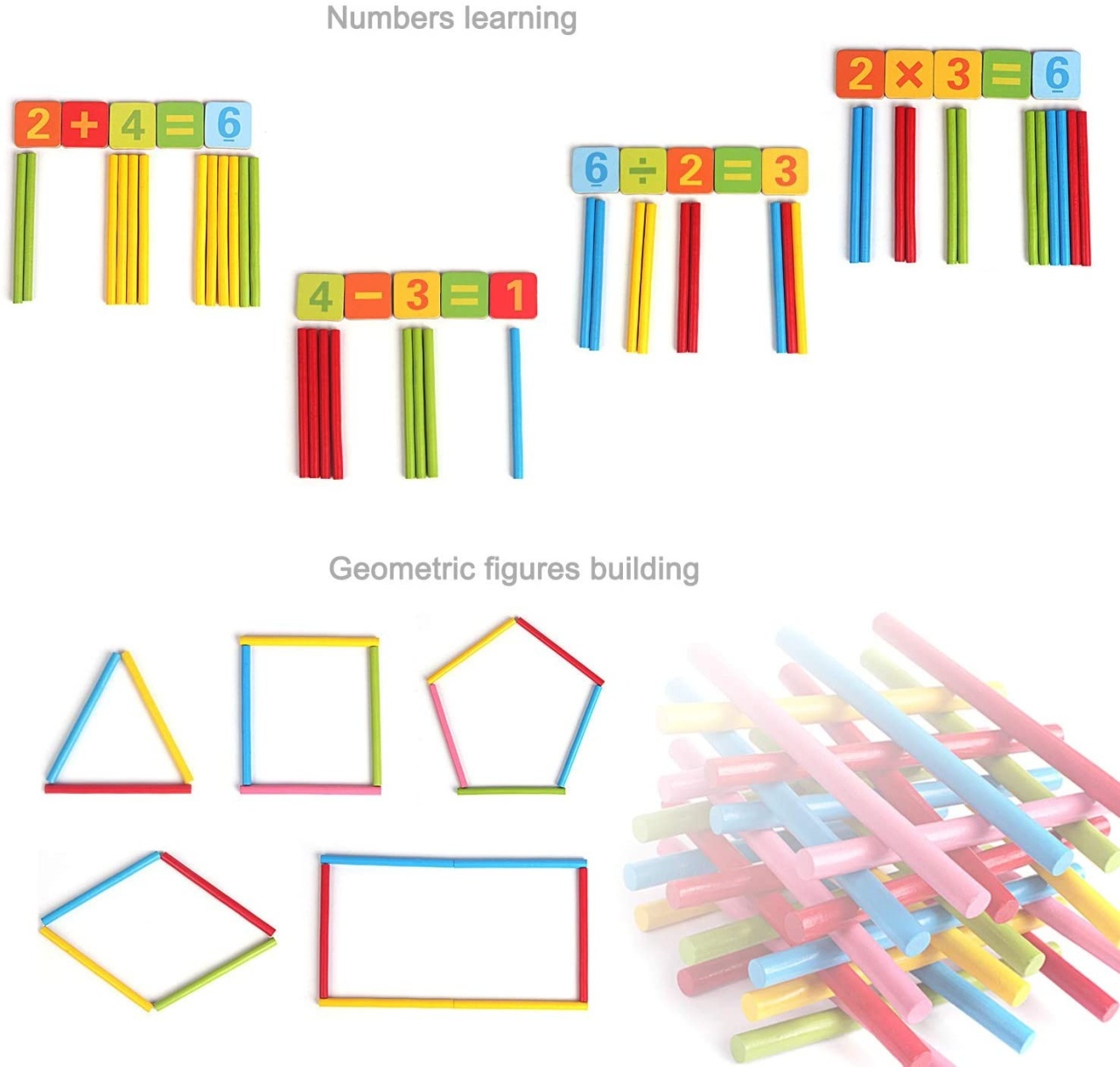 Cutie metalica magnetica cu cifre, betisoare si matematica - 3 | YEO