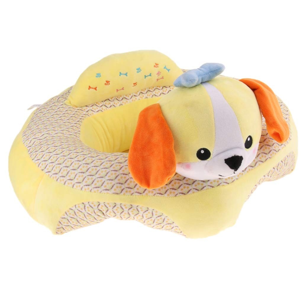 Fotoliu Baby Smile Animalute Invat Sa Stau In Fundulet 45 cm, Catelusul galben - 2 | YEO