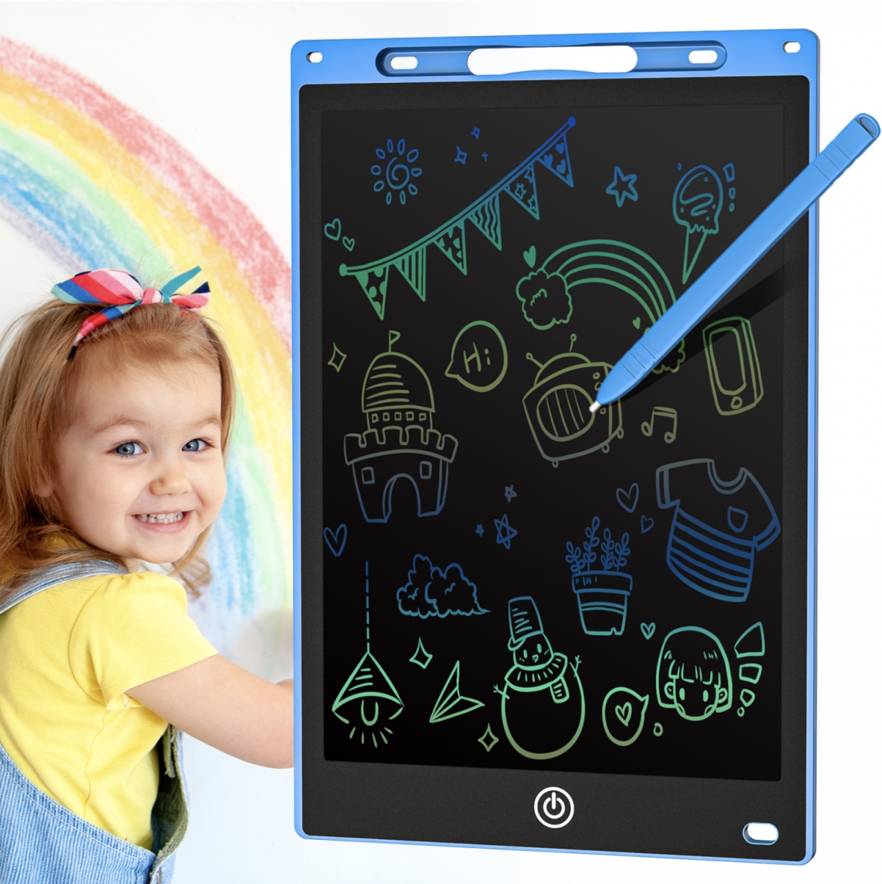 Jucarie educativa Tableta color grafica electronica LCD, 8.5 inch - 2 | YEO