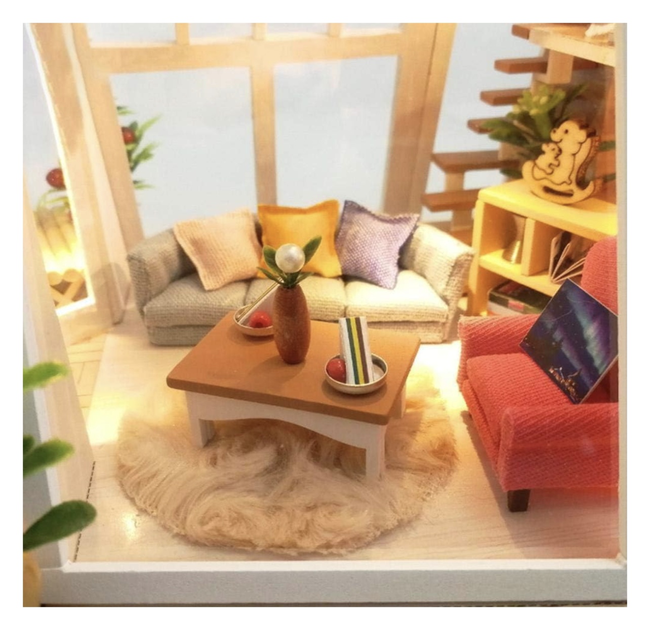 Macheta DIY mobilier casuta papusi Cabana de vis - 2 | YEO