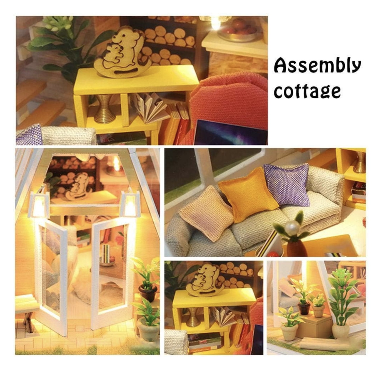 Macheta DIY mobilier casuta papusi Cabana de vis - 4 | YEO